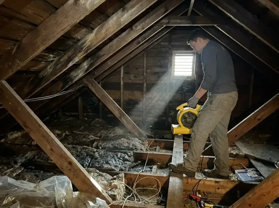 attic-water-damage-drying-proc-007 — frequently asked questions, Emergency Water Extraction & 24/7 Flood Response in Sallisa…
